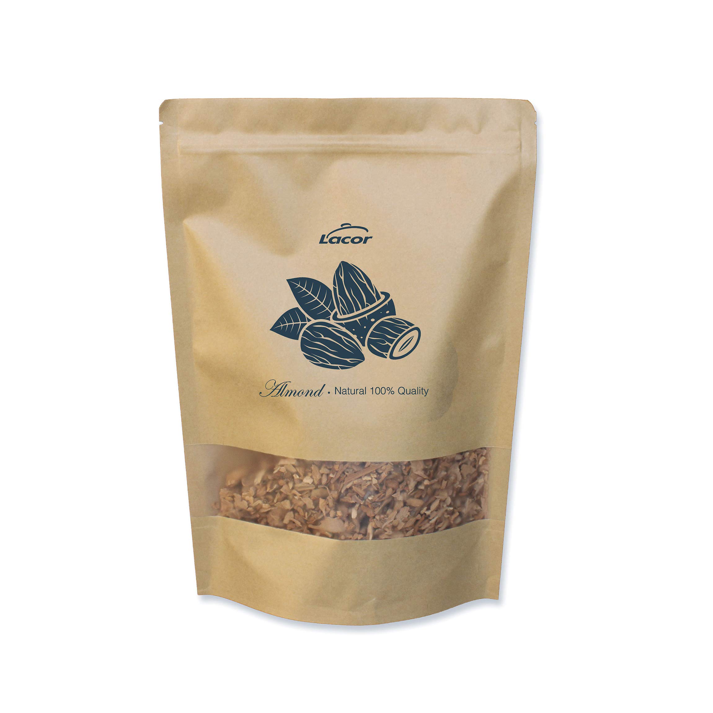 Lacor - 69558 – Food Smoker, Smoking Sawdust, Almond Wood, 100% Natural, Almond Flavor: Brings a soft, sweet and floral scent, 600 g
