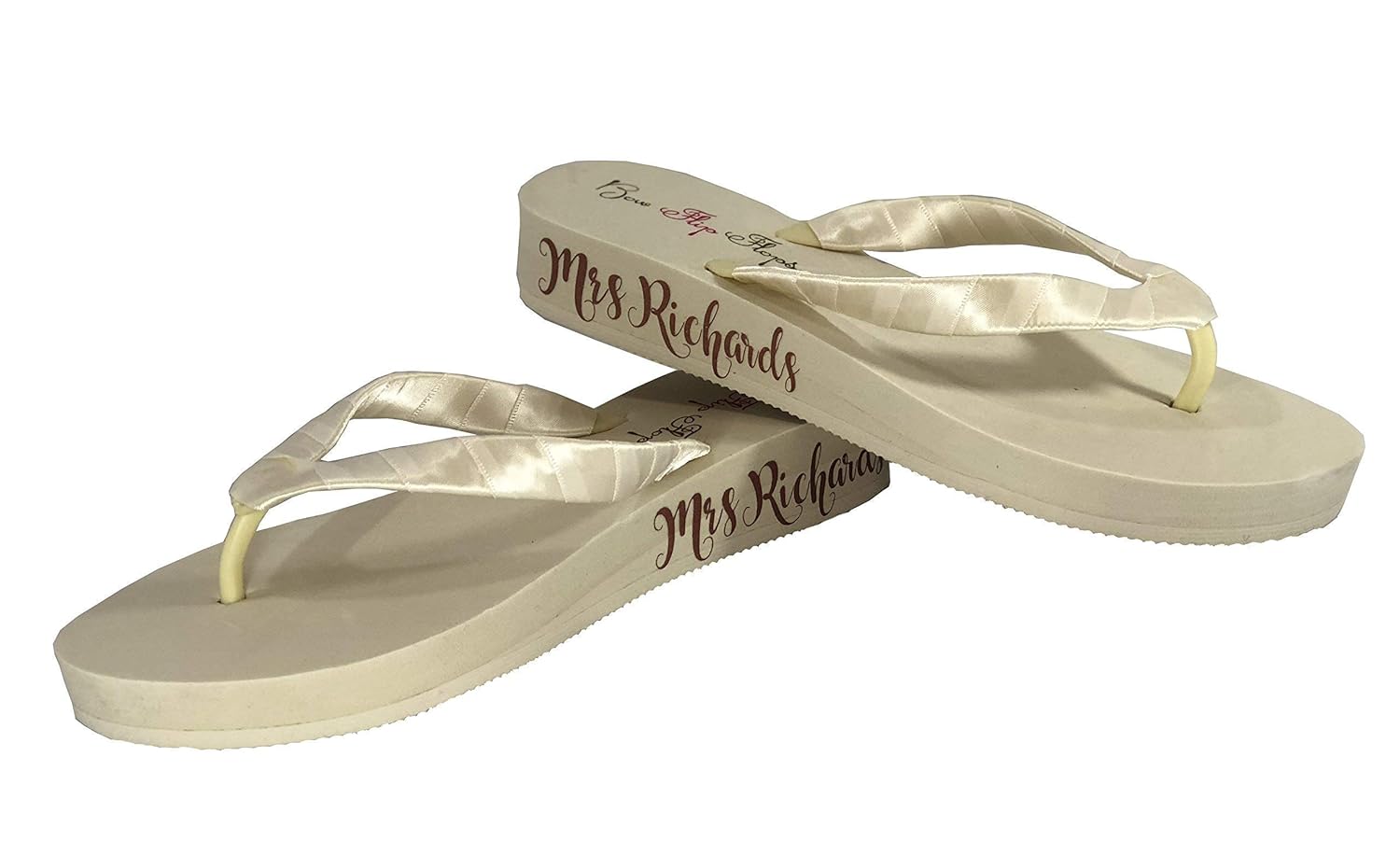 rose gold and white sandals