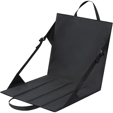 Coussin De Stade Pliant Atyhao Avec Dossier – Tissu Oxford 600D, Rembourrage éponge, 38x34x4 Cm, Léger 584g