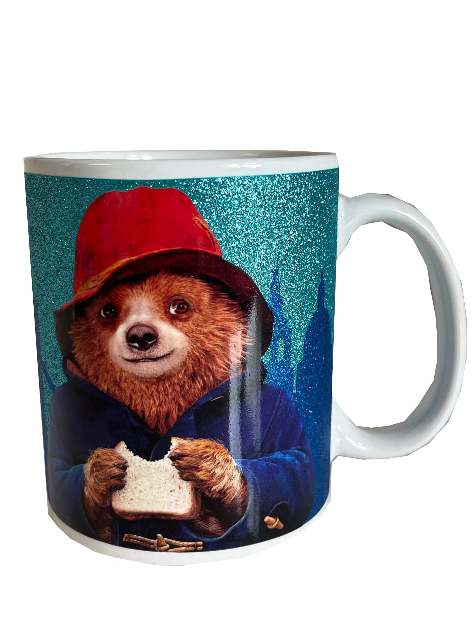 Elgate Official Licenced Merchandise Paddington Bear Movie Glitter Print Mug, Multicoloured