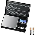 200g X 0.01g Digital Pocket Scale, with Backlit LCD Display, Small Mini Digital Pocket Gram Scale for Kitchen Jewelry Herb (Ordinary)