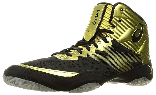 ASICS Men's Rich Gold/Black Wrestling Shoes-8 UK (42.5 EU) (9 US) (1081A016): Buy Online at Low 