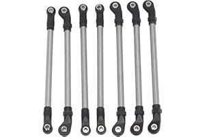 DKKY DKKY RACING DKKY 6MM Stainless Steel Metal M4 Link Rod Linkage Kit for Redcat GEN8 1/10 RC Crawler Car Upgrade Parts