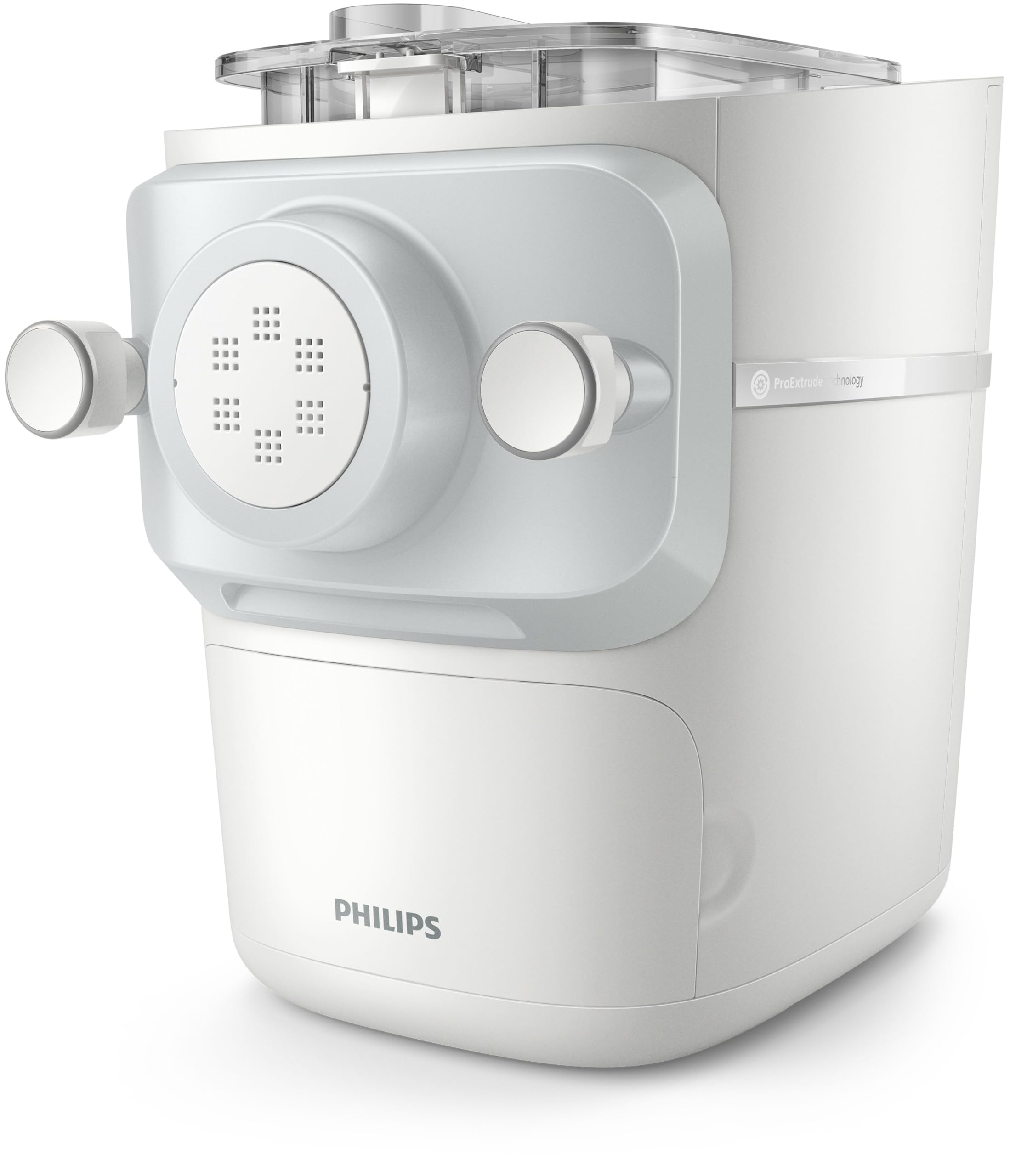 Philips 7000 Series Pasta Maker, ProExtrude Technology 150W, 8 discs, Perfect Mixing Technology, Prepare up to 8 Portions, HomeID App, White, (HR2660/03)