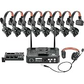 Hollyland HOLLYLAND 1,100FT FULL-DUPLEX WIRELESS | 9-headset full-duplex system with ENC and hub base for production, broadcasting and live events