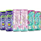 New Alani Energy Drinks Witches Brew, Cotton Candy, Watermelon Wave Variety Pack Sugar-Free, Low-Calorie, 200mg Caffeine, Energy Boost Drink 12 fl oz (Pack of 6) (Packaging May Vary)
