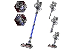TVWIO Vacuum Cleaner Cordless Vacuum Stick Cordless Vacuum Cleaner with 23Kpa Super Suction, 80000 RPM High-Speed Brushless Motor, Up to 35 Mins Runtime Lightweight Vacuum Cleaners for home Hardwood Floor