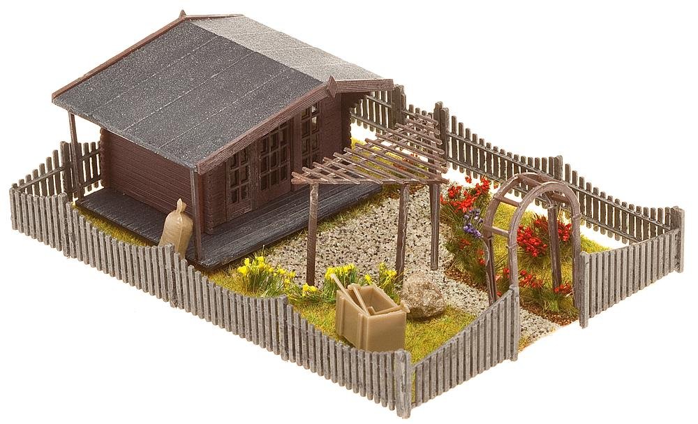 Faller 180491 H0 Allotment Garden with Arbour Kit