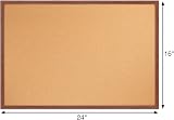 OWLKELA Walnut Color Board 60x40cm Bulletin Corkboard Frame Walnut Oak view 2