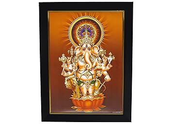 Buy 101 Temples Subha Nazar Drishti Ganpati Photo Frame Wooden