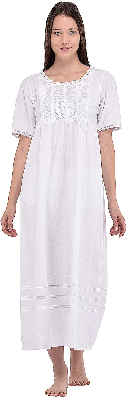 white cotton nightdress