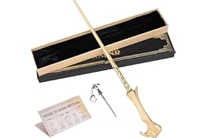 KINGVOWS Wizard Magic Wand Witch Props for Kids Sorcerer Collection Cosplay Accessory with Gift Box (Hawk)