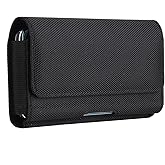 Phone Holster for Samsung Galaxy S25 FE S23 FE S21 FE S20 FE S25+ S24 Plus S23+ S22 Plus A15 A25 A35 A55 Google Pixel 9a 10 9 iPhone 15 Pro Max 16 Plus Phone Case with Belt Clip Loop Pouch Holder (L)