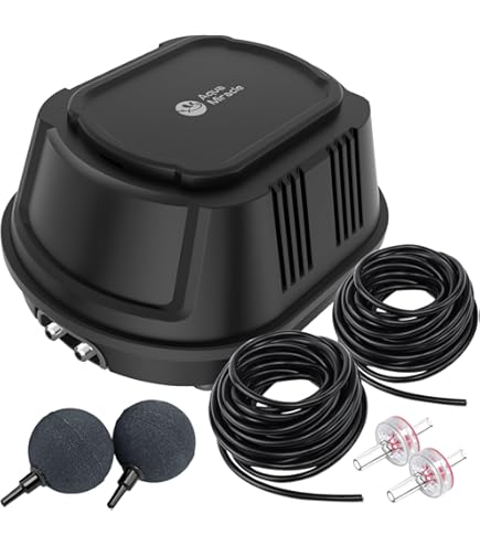 Bomba De Aire PondMaster 04520 AP-20 Para Estanques, Koi Y Acuarios - Aireador Potente Y Eficiente