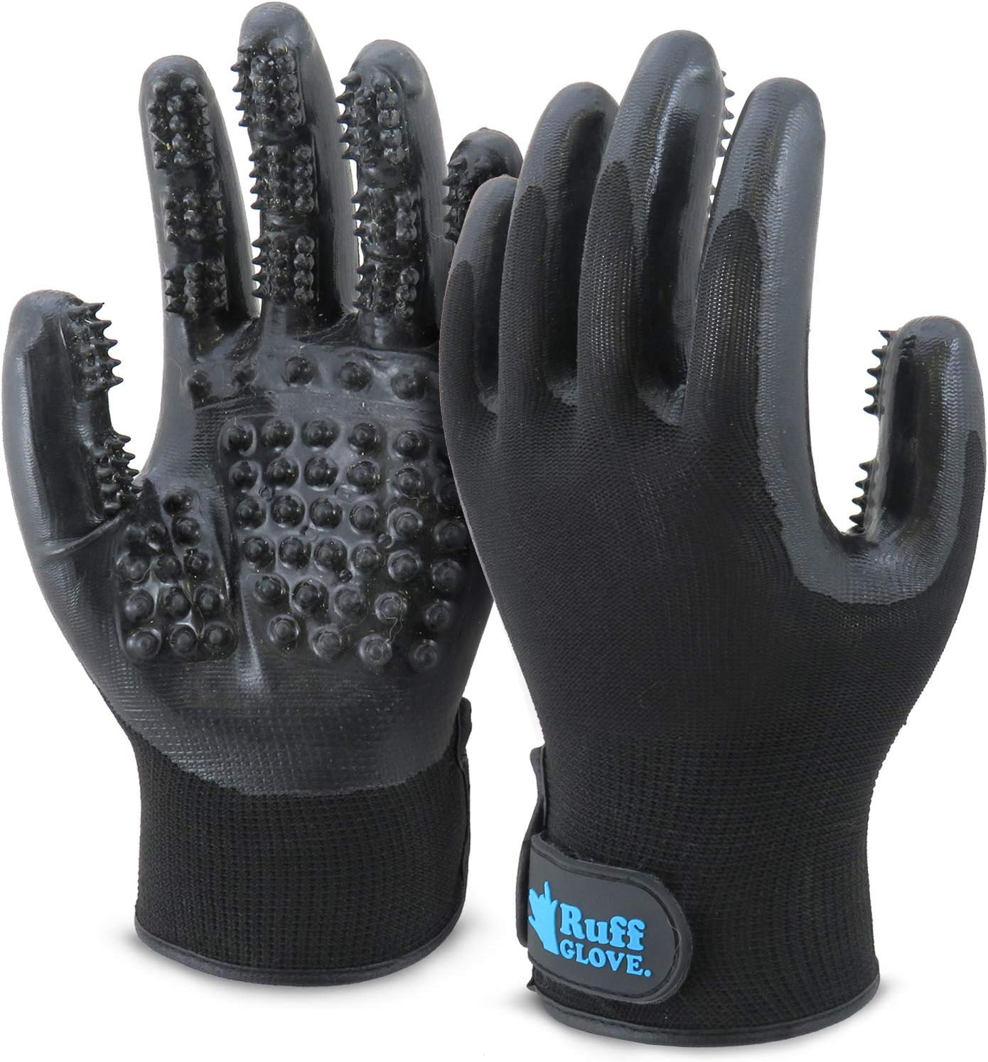 Horses And More 2019 Pet Grooming Glove Gently Massage While Bathing Lynn River Ruff Comfortable Pair Of Gloves Your Pet Will Love You For It Cats Remove Excess Fur On Dogs Horses