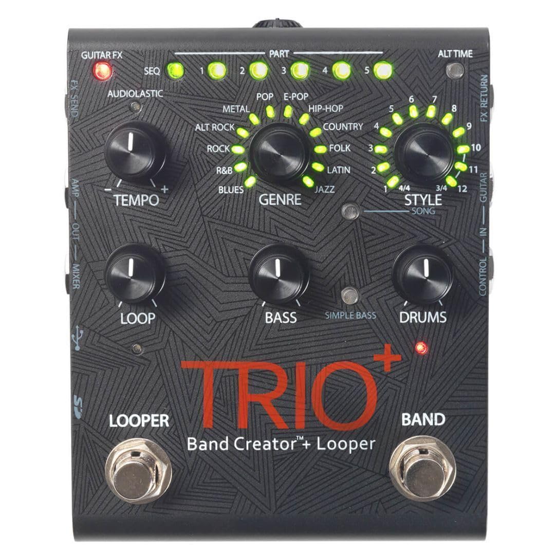 DigiTech TRIO+ Band Creator Looper - Effect for Guitars
