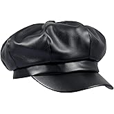 moonsix Newsboy Hat,Plain Cabbie Visor Beret Gatsby Ivy Caps for Women