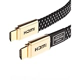 Laptone 1m 2m 3m 4m 5m 7m 10m 15m HDMI Cable High Speed Gold Premium Quality supports all HD ready devices and gadgets with ethernet - 5m