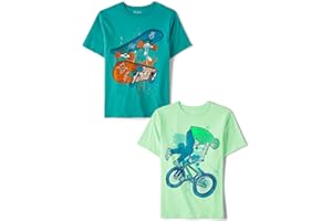 The Children's Place Boys Gamer,Sports,Cars Short Sleeve Graphic T-Shirts,2 Pack