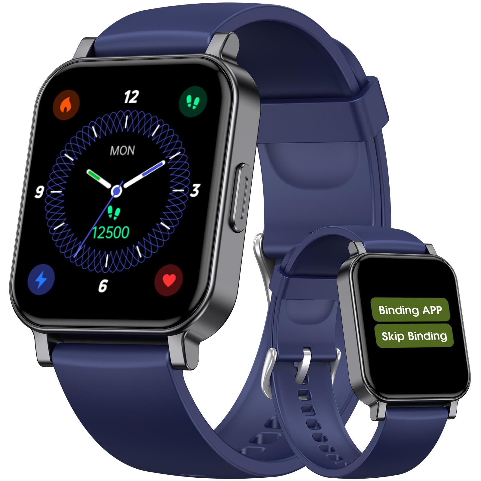 Photo 1 of Kummel Smart Watch for Teens No App/Phone Required, Fitness Watches for Teens with Heart Rate, Sleep Monitor, Step Counter for Walking, Pedometer Watch for Women/Men, Lightweight