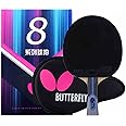 Ping Pong Paddle by Butterfly | 802 Ping Pong Paddle Set | Butterfly Ping Pong Paddle Case | Arylate Carbon Table Tennis Racket with Table Tennis Racket Case | Professional Table Tennis Racket Set