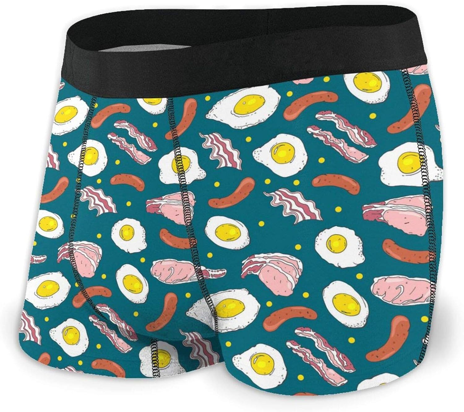 Acener Bacon Eggs Sausages Breakfast Food Mens Breathable