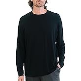 Cozy Earth Men’s Pullover Crew Neck Sweatshirt - Lightweight Viscose from Bamboo Blend