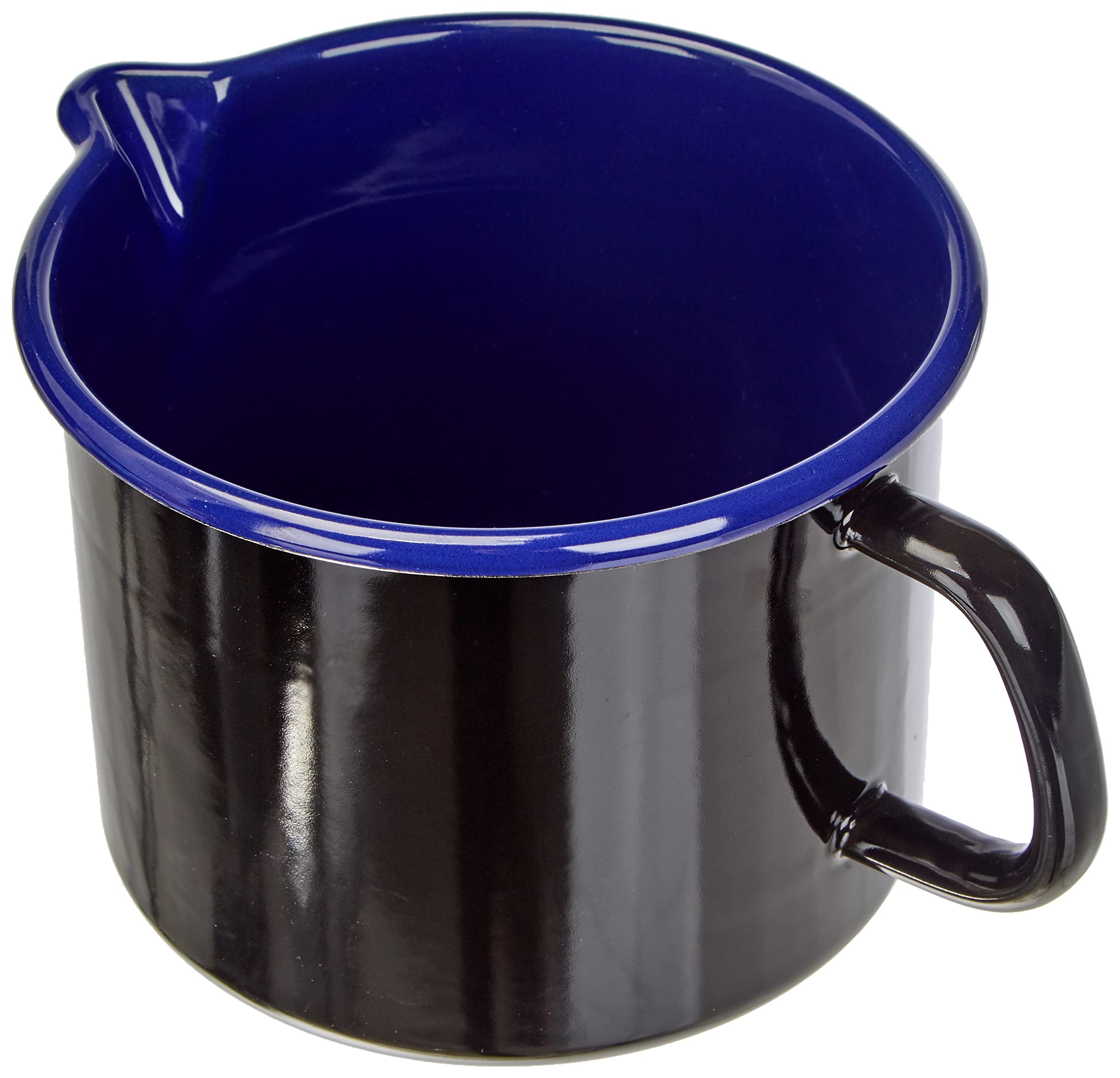 Riess Classic - Hotel Profi Black/Blue Jug, Diameter-16 Cm Blue and Black
