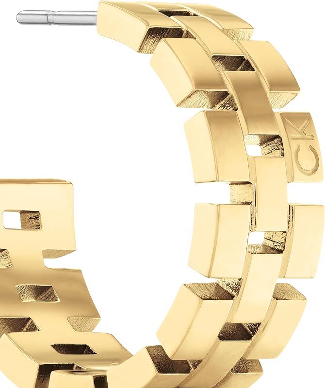 Orecchini a Cerchio da Donna Collezione GEOMETRIC in Oro Giallo - 35000250
