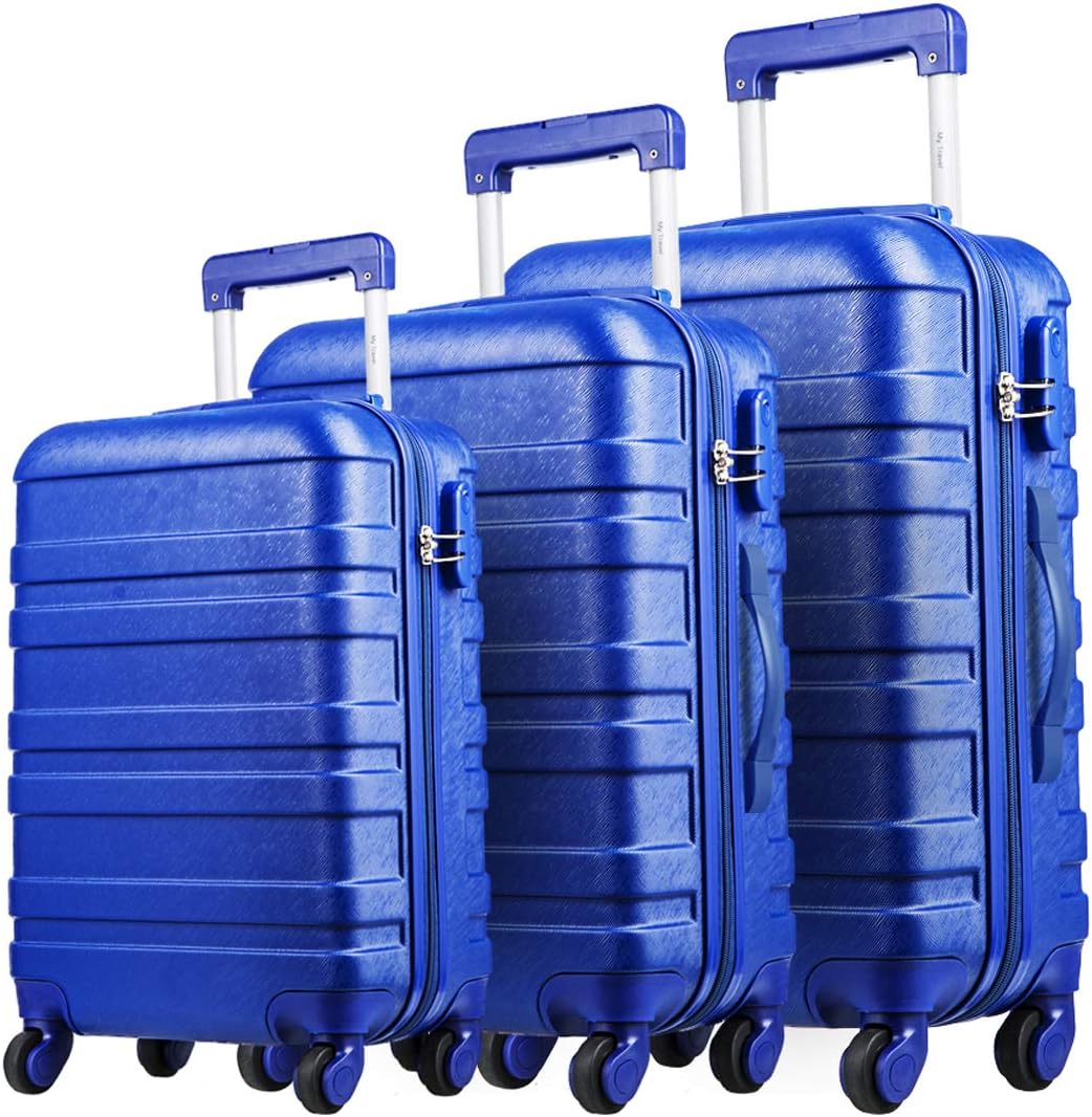 Luggage Sets 3 Piece Travel Bag Hardside Lightweight
