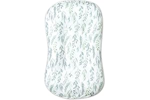 Baby Lounger Cover for Boys and Girls - Removable Ultra Soft Comfortable Slipcover (Lounger Not Included)