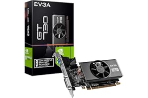 eVGA GeForce GT 730 2GB GDDR5 64bit DVI/HDMI/VGA Low Profile Graphics Card 02G-P3-3733-KR