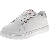 KENSIE GIRL Sneaker Low Top Shoes - Kids Casual Sneakers LowTops Fashion Shoe for Girls (Sizes: 5-10 Toddler / 11-13 Little Kid / 1-4 Big Kid)