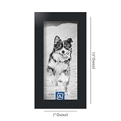 ArtToFrames 5x11 Inch Black Picture Frame, This