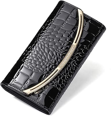 women's patent leather wallet