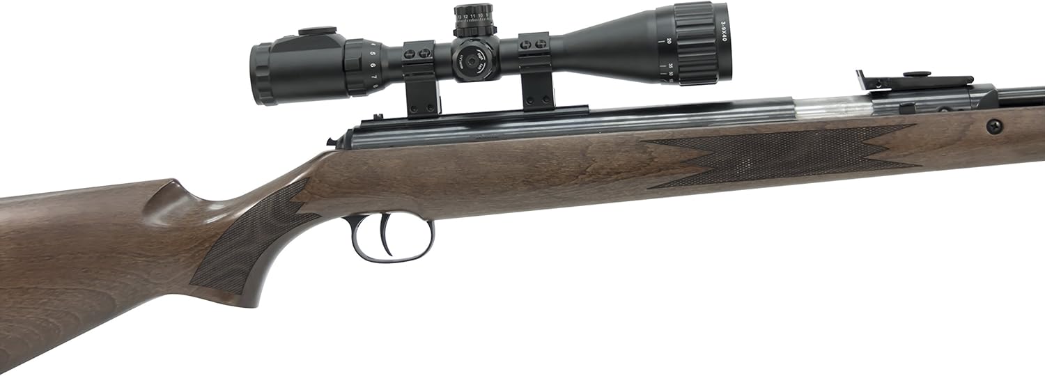 UTG 3-9X40 1" Hunter Scope, AO, 36-color Mil-dot, Airgun Rings : Sports & Outdoors