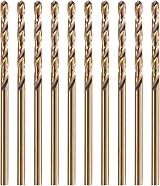 HPMAISON True 5% Cobalt Jobber Drill Bit Set 2.5mm 10Pcs M35 HSS DIN338 view 9