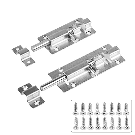 Gydandir Door Lock Door Catch 4in 100mm And 3in 75mm For