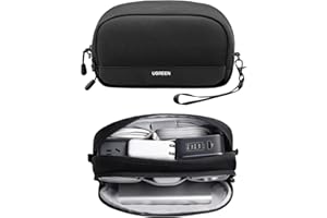 UGREEN Electronics Organizer Travel Case Bag Multifunctional Organizer Carrying Case for Cables, Cord, SD Card, Earbuds, Charger, USB Adapter, Electronic Accessories Medium Size