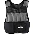 MOVSTAR Adjustable Weighted Vest Women Men with Reflective Design 2 4 6 8 10 12 14 15 16 18 20 Lbs Workout Vest for Strength Training, Walking, Jogging, Weightlifting, Running Men Women Kids 2-20 Lbs