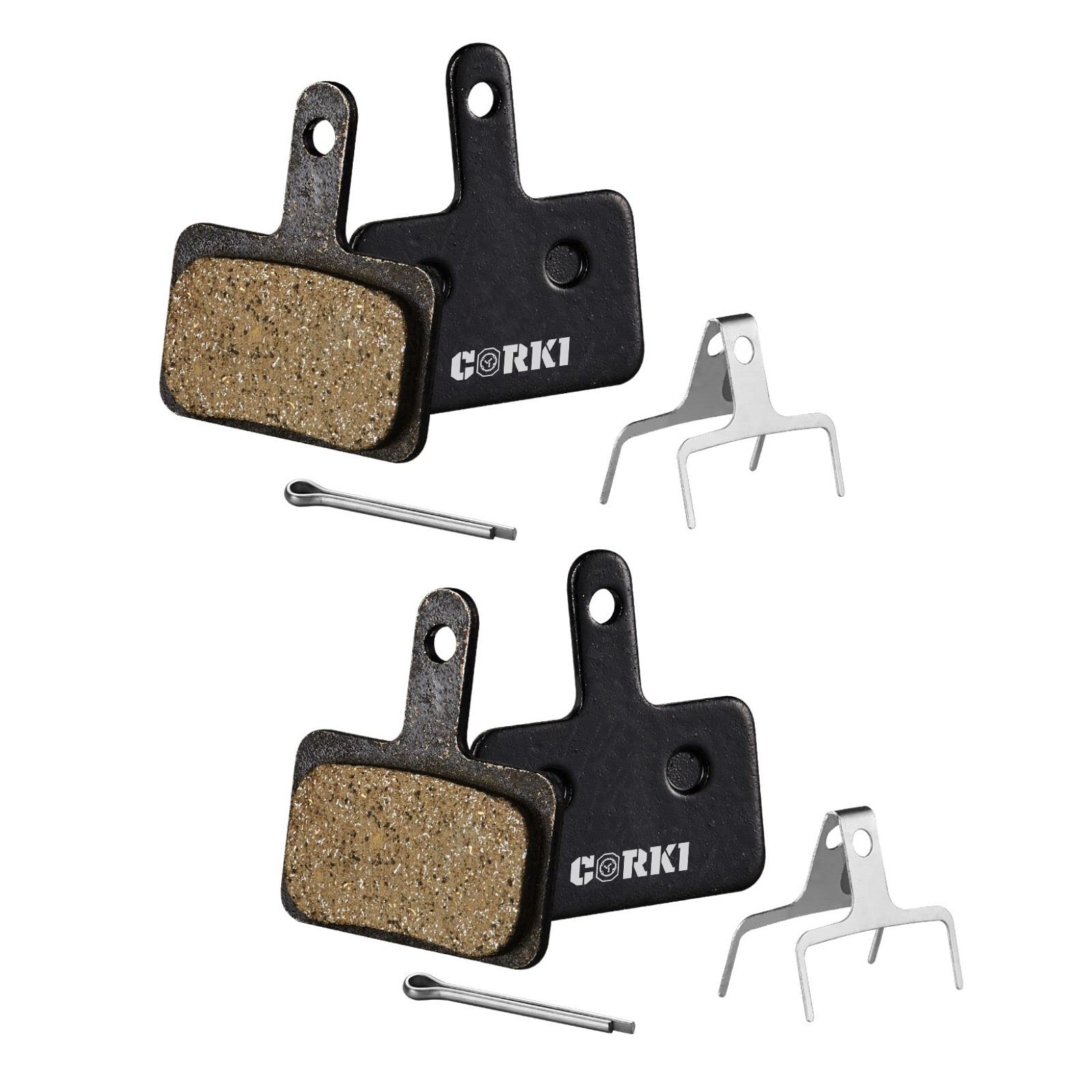 Photo 1 of 2 Pairs Resin Bike Disc Brake Pads for TRP Tektro Shimano