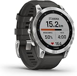 Garmin fēnix 7 Multisport GPS Watch Silver Graphite Band view 11