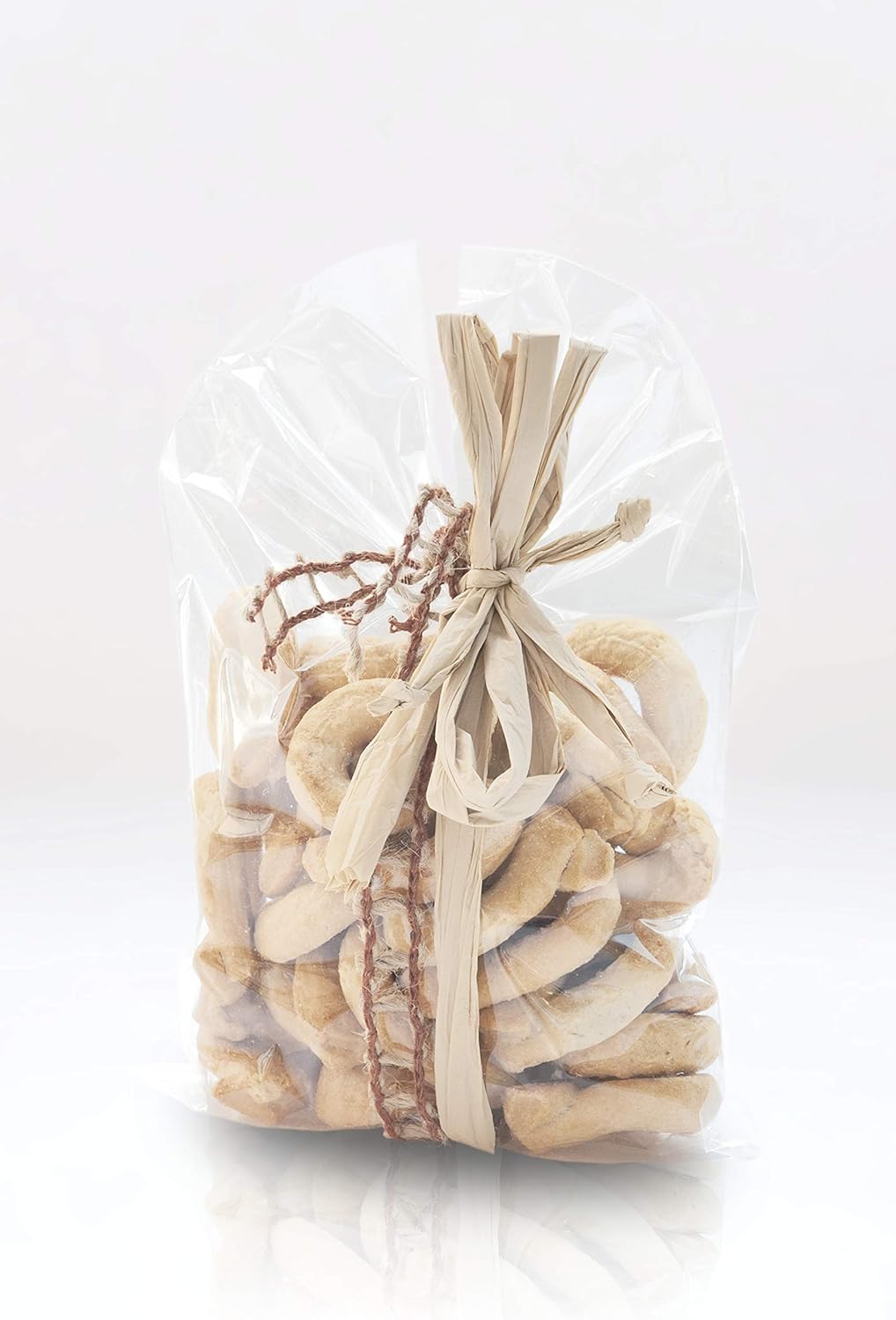 Italpak X000000152500 Cellophane, Transparent Food, Bags for Cookies 6x10 in, beige - Image 3
