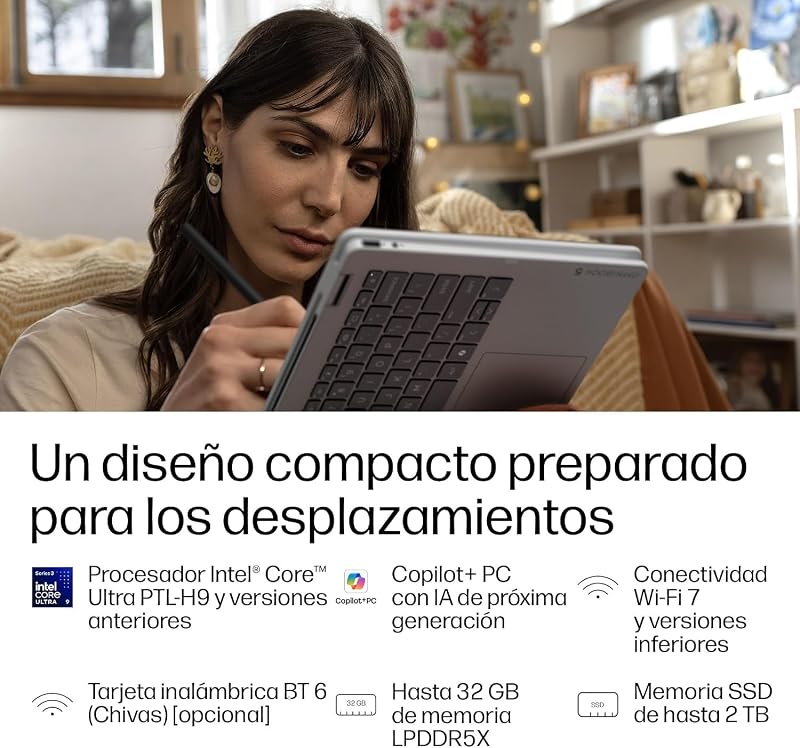 Portátil Flip Flip OmniBook 5 14" WUXGA, Intel Ultra 5