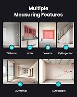 MiLESEEY 120M Laser Measure, 229ft Digital Tape Measure with Auto Angle view 5