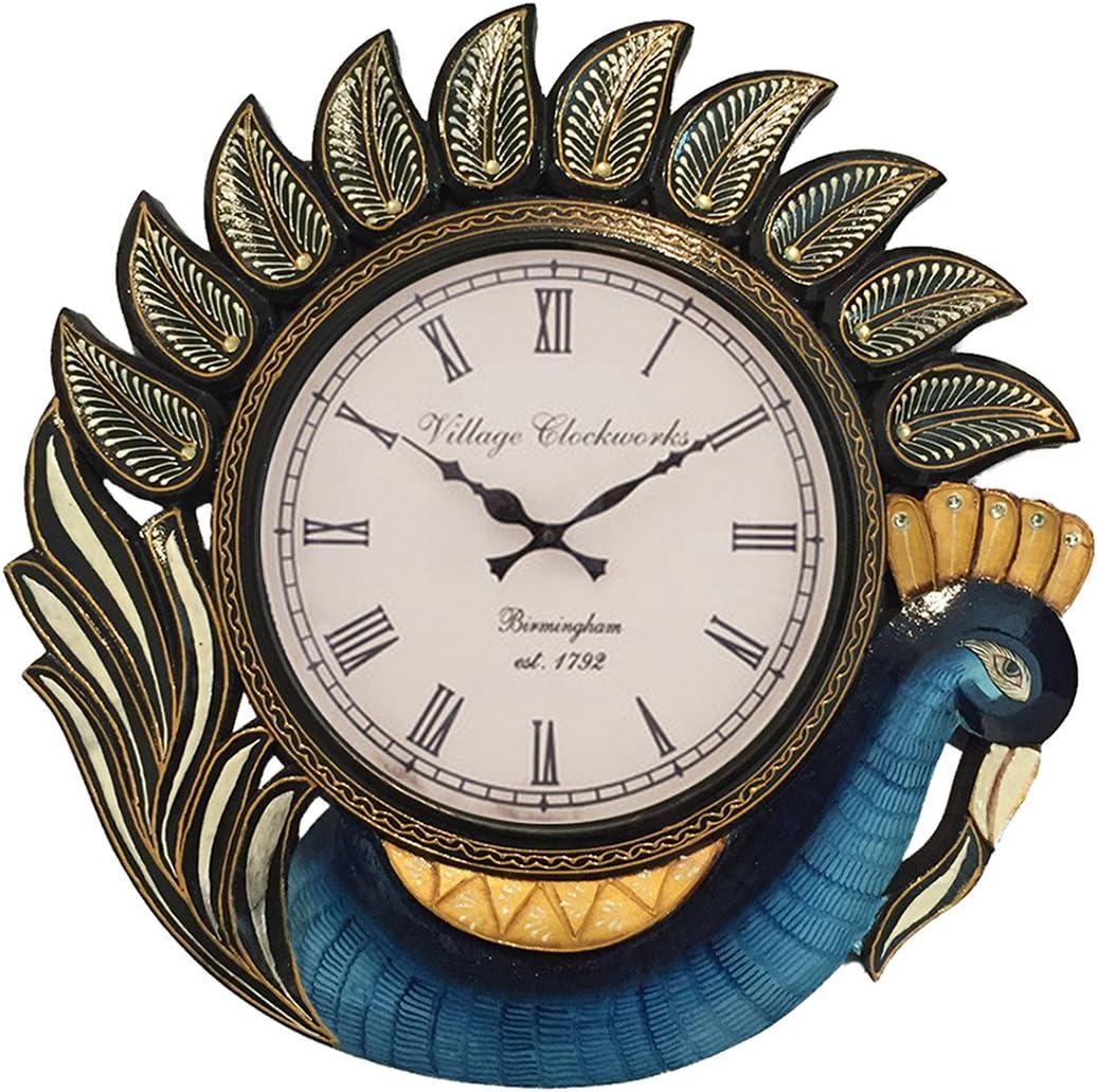 RoyalsCart Peacock Analog Wall Clock [KTWC10]