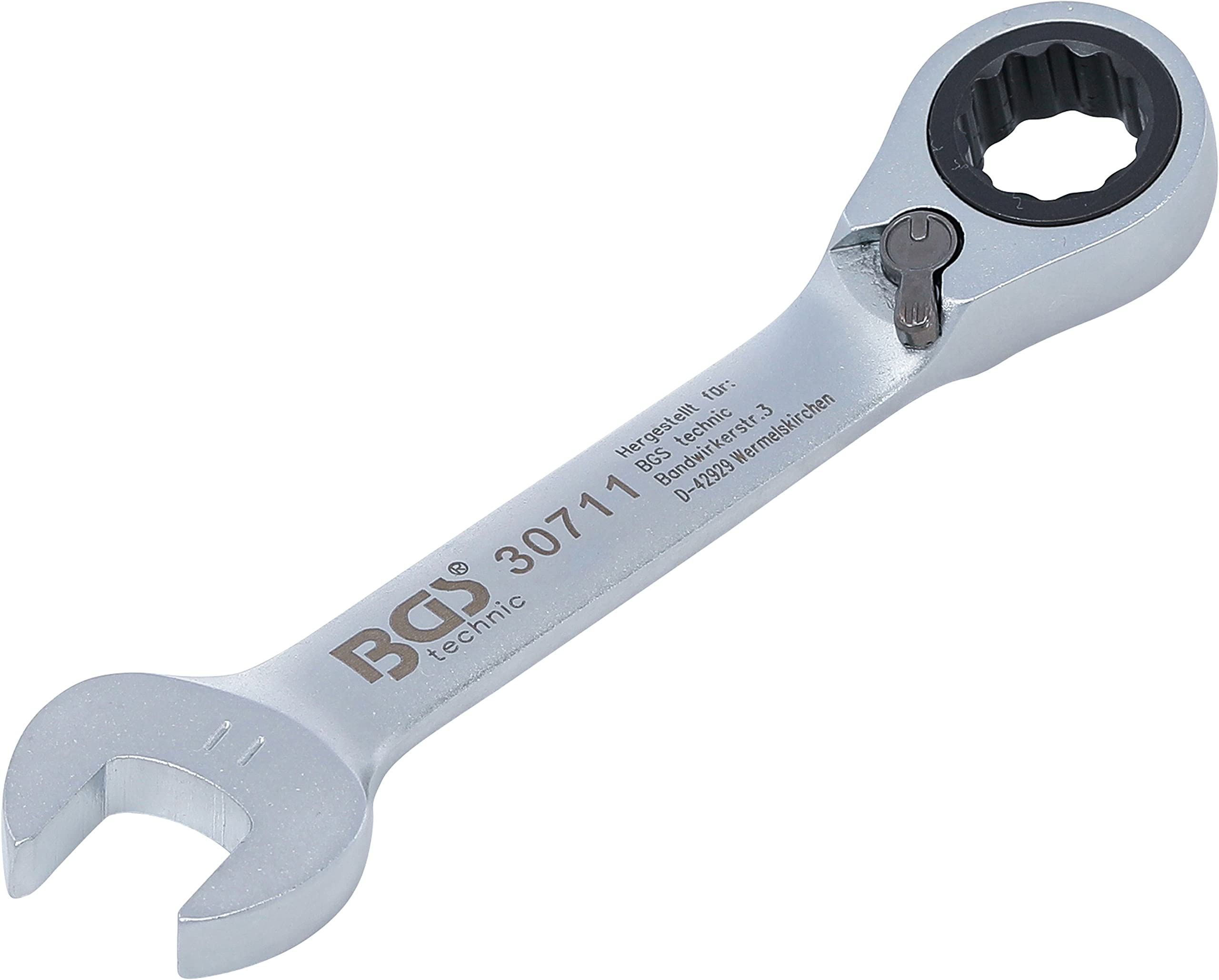 BGS 30711 | Ratchet Combination Wrench | short | reversible | 11 mm