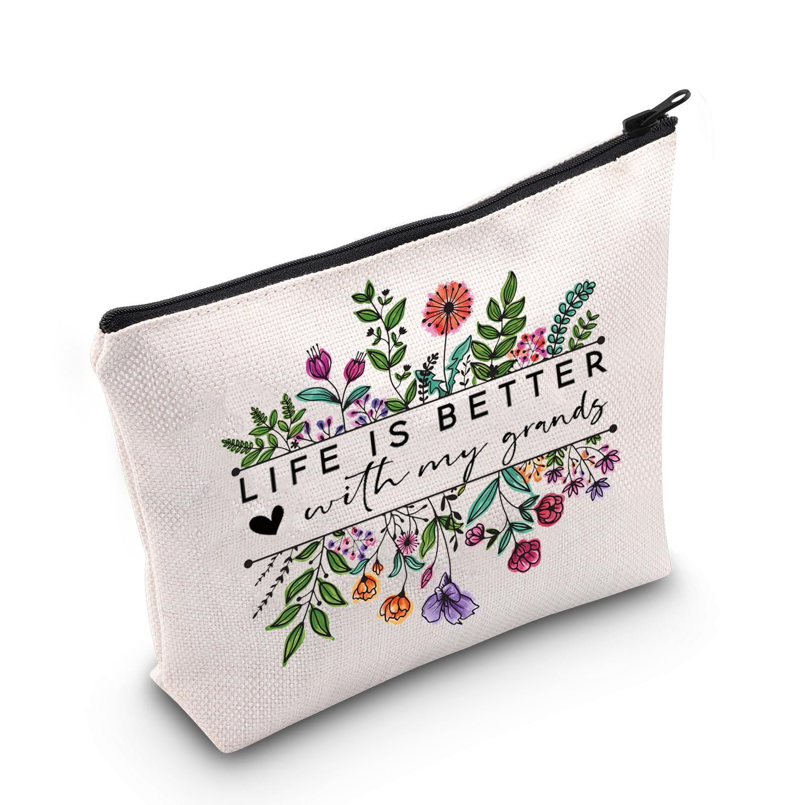 Grandma Makeup Bag Grandmother Gifts Life is Better with My Grands Gifts Grand Mom Gifts (Life is UK)