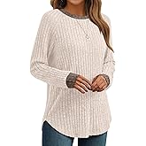 AUTOMET Womens Long Sleeve Shirts Fall Fashion Tops 2026 Blouses Dressy Sweaters Tunic Winter Clothes Casual Outfits