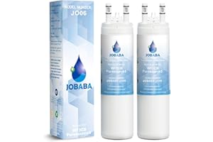 JOBABA WF3CB Water Filter Replacement - Compatible with Frigidaire WF3CB, PureSource 3, 706465, 242086201, 242069601, PS3412266, AP4567491 Water Filter Replacement, Height 9 Inches, 2 Pack